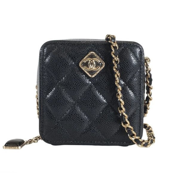 Chanel Square Mini Vanity on Chain - Picture 1 of 5